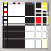 Poster Mondrian (Devant)