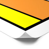 Poster Mondrian #10 (Coin)