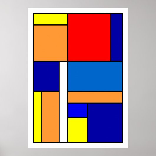 Poster Mondrian #10 (Devant)