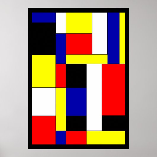 Poster Mondrian #11 (Devant)