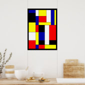 Poster Mondrian #11 (Cuisine)