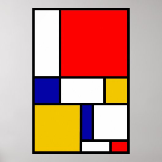 Poster Mondrian 2 (Devant)