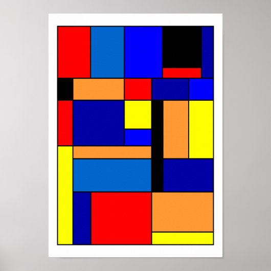Poster Mondrian #2 (Devant)