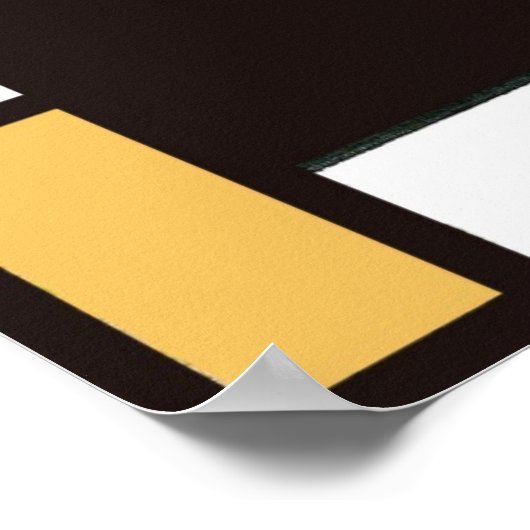 Poster Mondrian 2 (Coin)