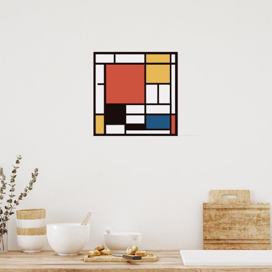 Poster Mondrian 2 (Cuisine)