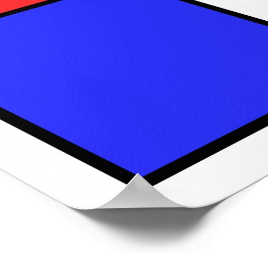 Poster Mondrian #23 (Coin)