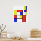 Poster Mondrian #23 (Cuisine)