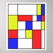 Poster Mondrian #23 (Devant)