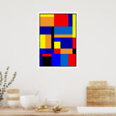 Poster Mondrian #2-1 (Cuisine)