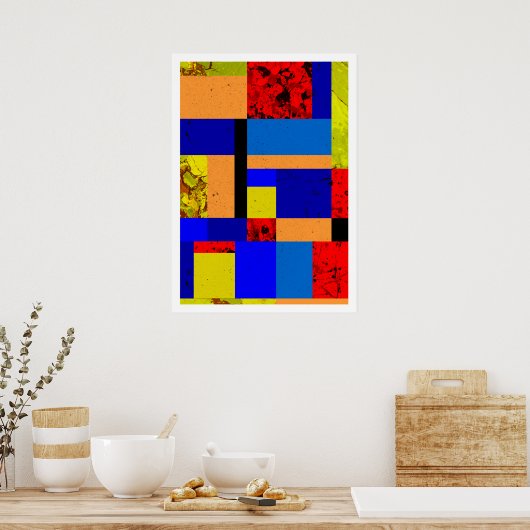 Poster Mondrian #3 (Cuisine)
