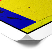 Poster Mondrian #3-1 (Coin)