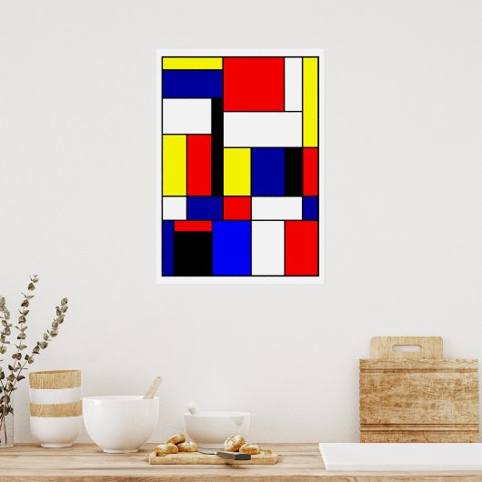 Poster Mondrian #42 (Cuisine)