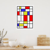 Poster Mondrian #58 (Cuisine)