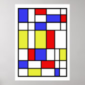 Poster Mondrian #59 (Devant)