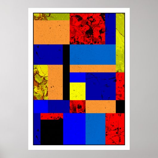 Poster Mondrian #6-1 (Devant)