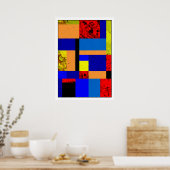 Poster Mondrian #6-1 (Cuisine)