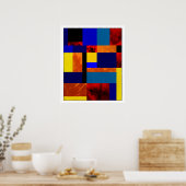 Poster Mondrian #7-1 (Cuisine)