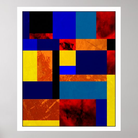 Poster Mondrian #7-1 (Devant)