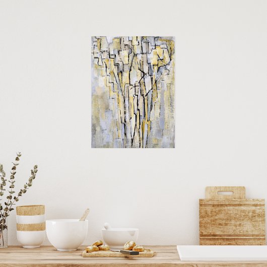 Poster Mondrian - Boom A, oeuvre abstraite (Cuisine)