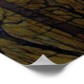 Poster Mondrian - Église du village (Coin)