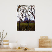 Poster Mondrian - Église du village (Cuisine)