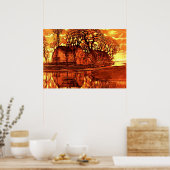 Poster Mondrian - Ferme à Duivendrecht (Cuisine)