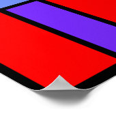 Poster Mondrian n° 482 (Coin)