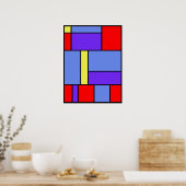Poster Mondrian n° 482 (Cuisine)