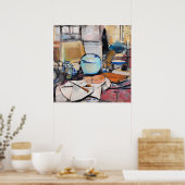 Poster Mondrian - Nature morte avec pot de gingembre 1, (Cuisine)
