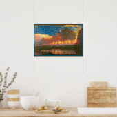 Poster Mondrian - Rangée de onze peupliers, (Cuisine)