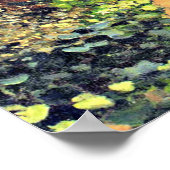 Poster Monet - Adolphe Monet Lecture dans le jardin (Coin)