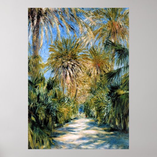 Poster Monet - Alger, le Jardin d'Essai (Devant)
