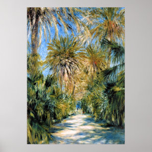Poster Monet - Algiers, the Garden of Essai