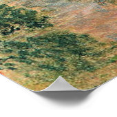 Poster Monet - Arrivée à Montegeron (Coin)