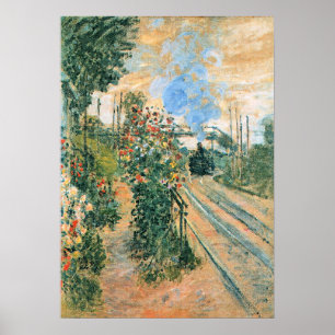 Poster Monet - Arrivée à Montegeron