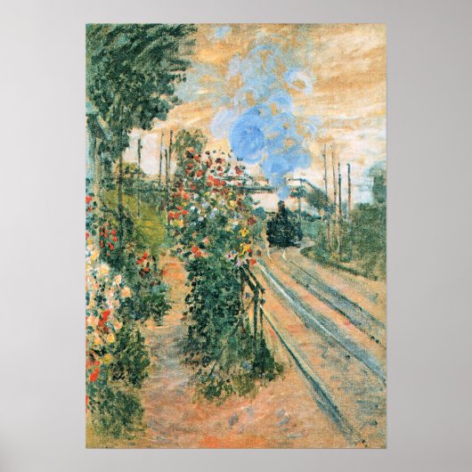 Poster Monet - Arrivée à Montegeron (Devant)