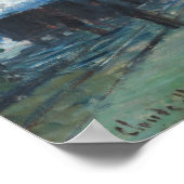 Poster Monet - Arrivée Du Train Normandy (Coin)