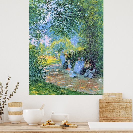 Poster Monet - Au Parc Monceau, (Cuisine)
