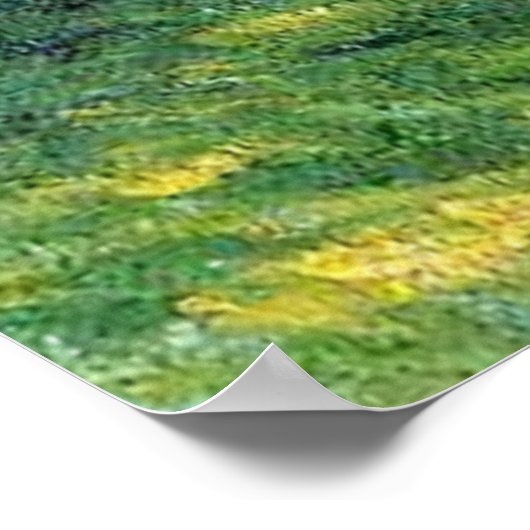 Poster Monet - Au Parc Monceau, (Coin)