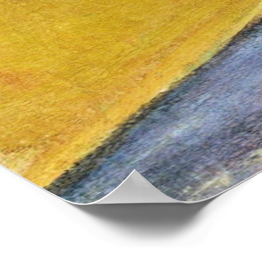 Poster Monet - Azalées blanches dans un pot,  (Coin)
