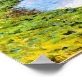 Poster Monet - Banques de la Seine à Jenfosse (Coin)