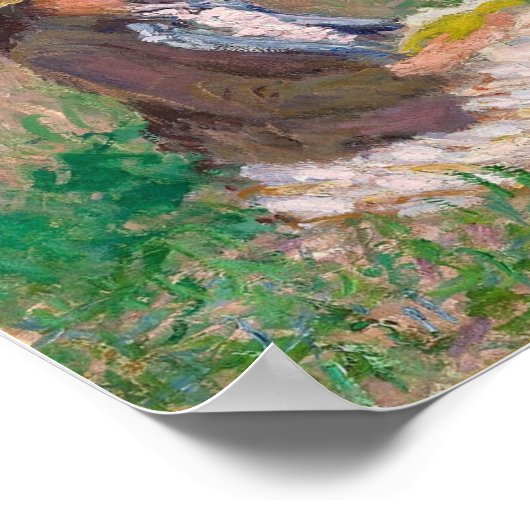 Poster Monet - Blanche À Easel, Suzanne Lecture (Coin)