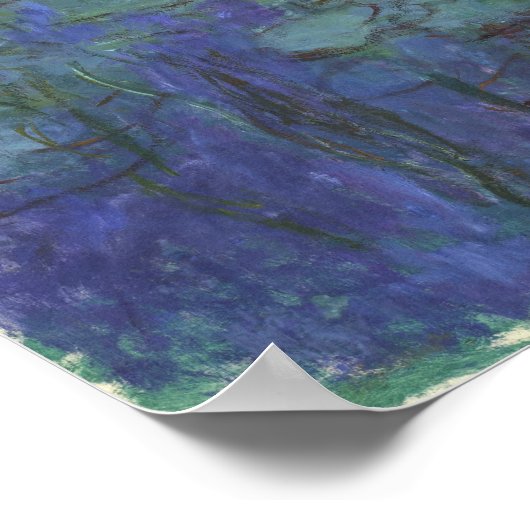 Poster Monet - Blue Water Lilies (Coin)