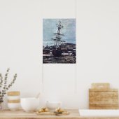 Poster Monet - Boot Gestrandeter À Fecamp 1868 (Cuisine)