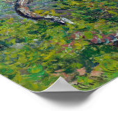 Poster Monet Bordighera Italie Peinture Paysage (Coin)