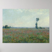 Poster Monet - Champ de pavot (Devant)