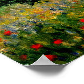 Poster Monet - Champ de pavot, Argenteuil (Coin)