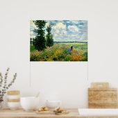 Poster Monet - Champ de pavot, Argenteuil (Cuisine)