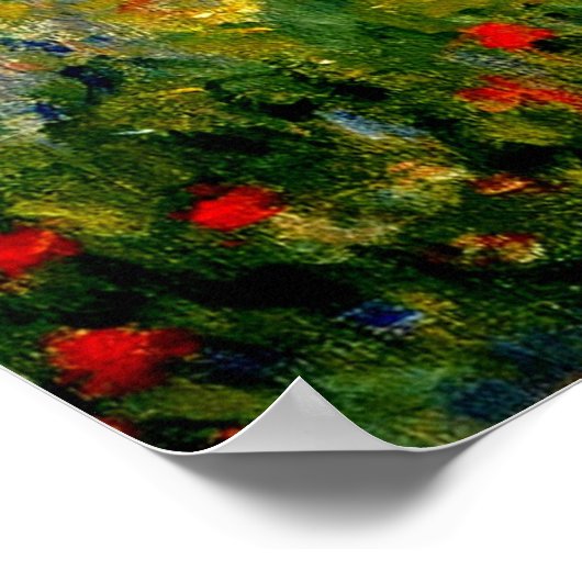 Poster Monet - Champ de pavot, Argenteuil (Coin)