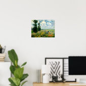 Poster Monet - Champ de pavot, Argenteuil (Bureau à domicile)